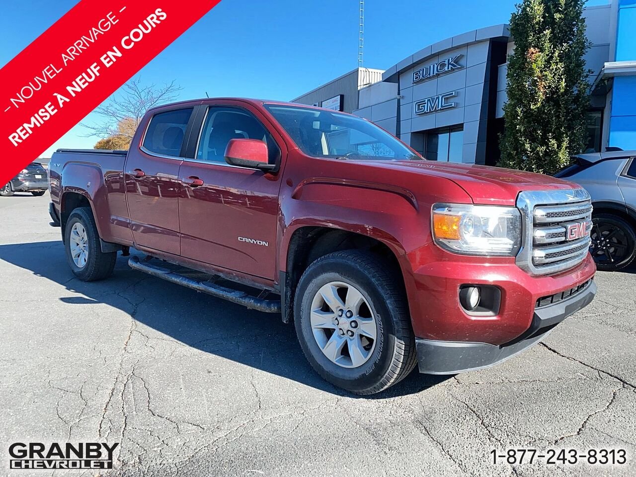 2018 GMC Canyon SLE cabine multiplace 4RM, 140,5 po | 26-1059B Red Granby - photo #2