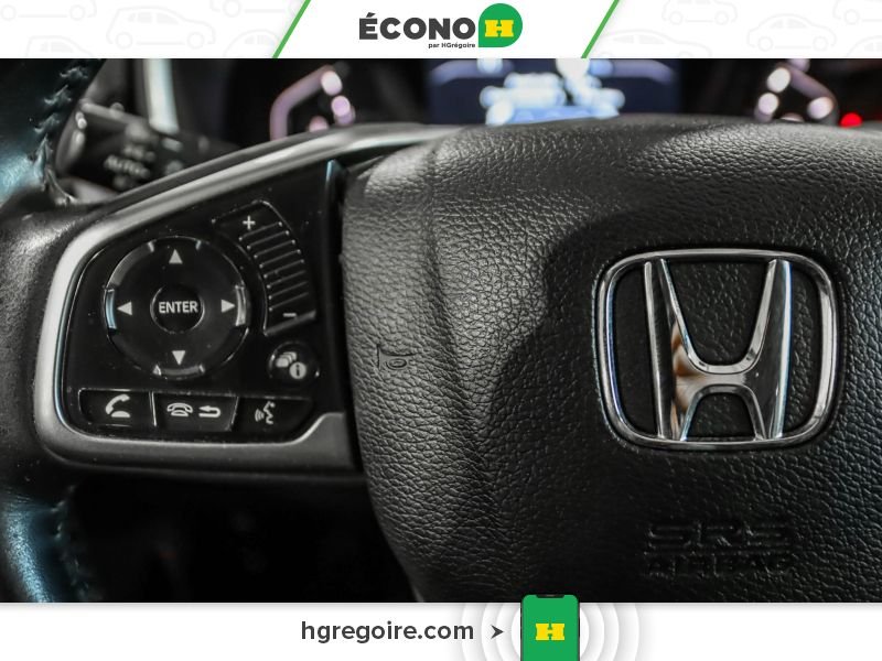 Honda CRV 822290 | Touring AWD CUIR TOIT NAV BLUETOOTH CAMÉRA MAGS 2017 Gris Laval - photo #14