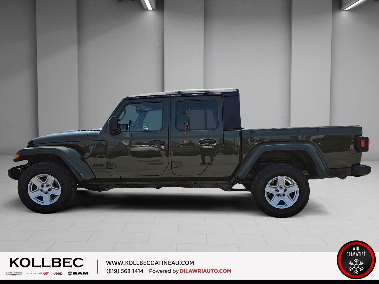 2022 JEEP GLADIATOR 261031 | Sport S 4x4 Green Gatineau - photo #18