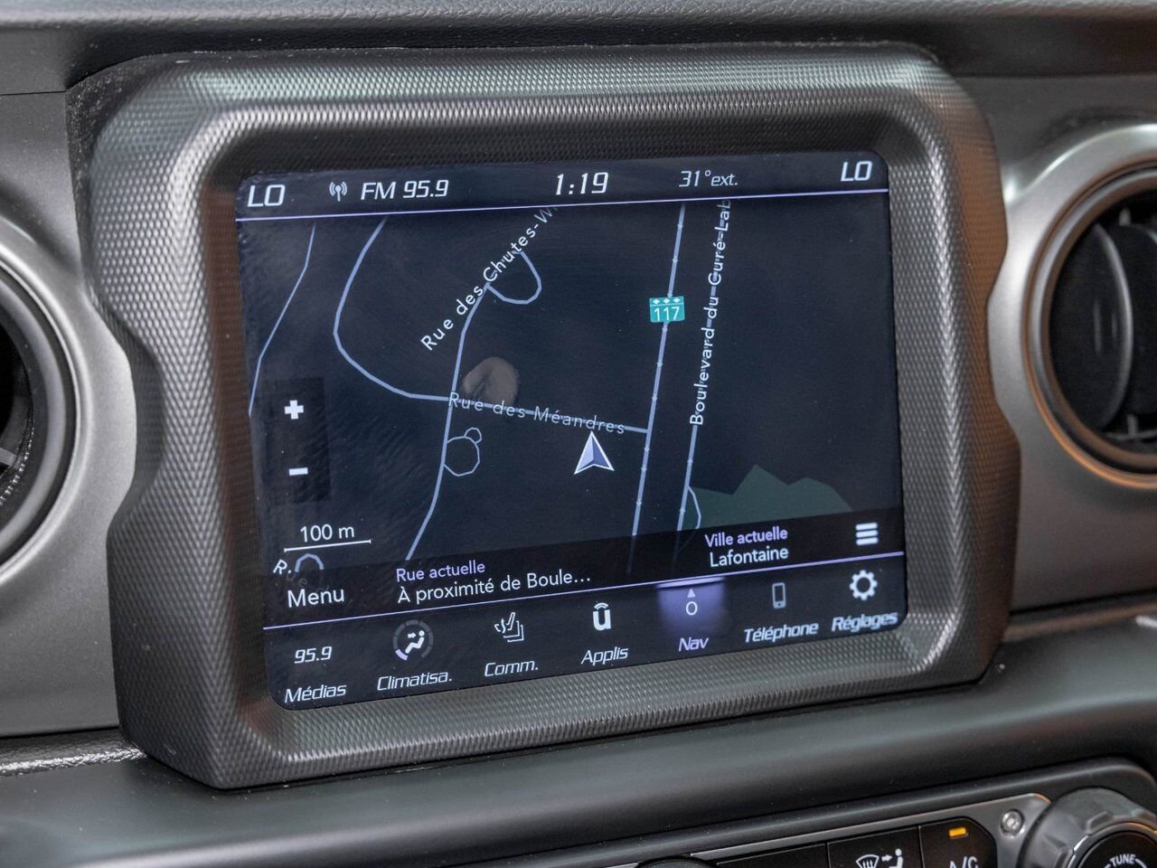 2021 Jeep Wrangler SPORT S 4X4 V6 *NAV* SIÈGES CHAUFF CARPLAY ALPINE Black Saint-Jérôme - photo #15