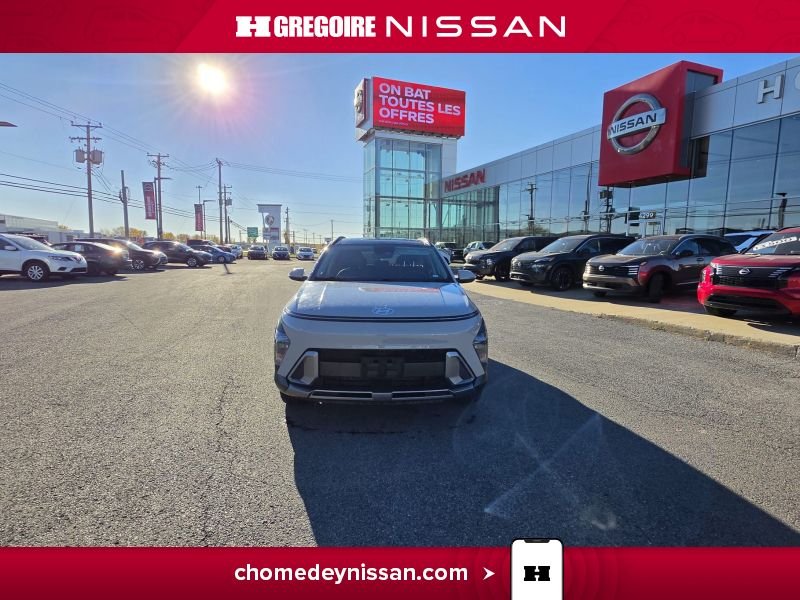 2025 Hyundai Kona Preferred * AWD * Cuir * Toit * Mag * Carplay White