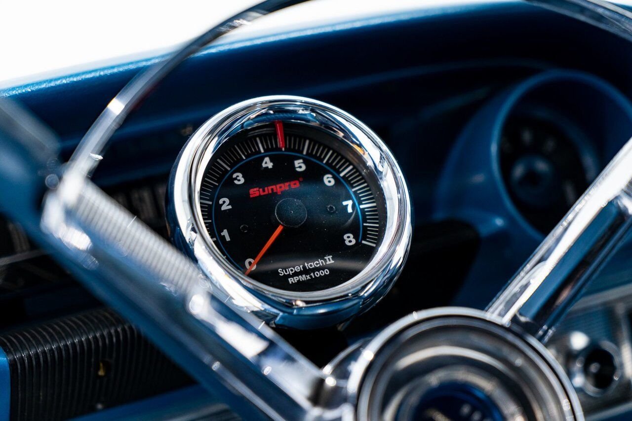 1963 Ford Galaxie 500 *PRIX EN USD* 406 Cu In TriPower 4-Speed Convertible Blue Montreal - photo #11
