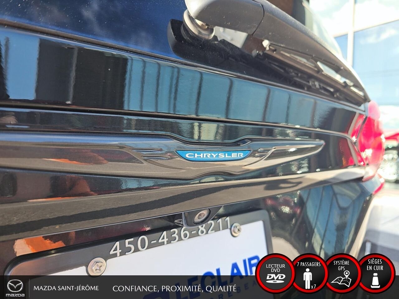 2020 Chrysler Pacifica Hybrid LIMITED S | JAMAIS ACCIDENTÉ | HYBRIDE RECHARGEABLE | TOIT PANO | CUIR | TV/DVD Black Saint-Jérôme - photo #7