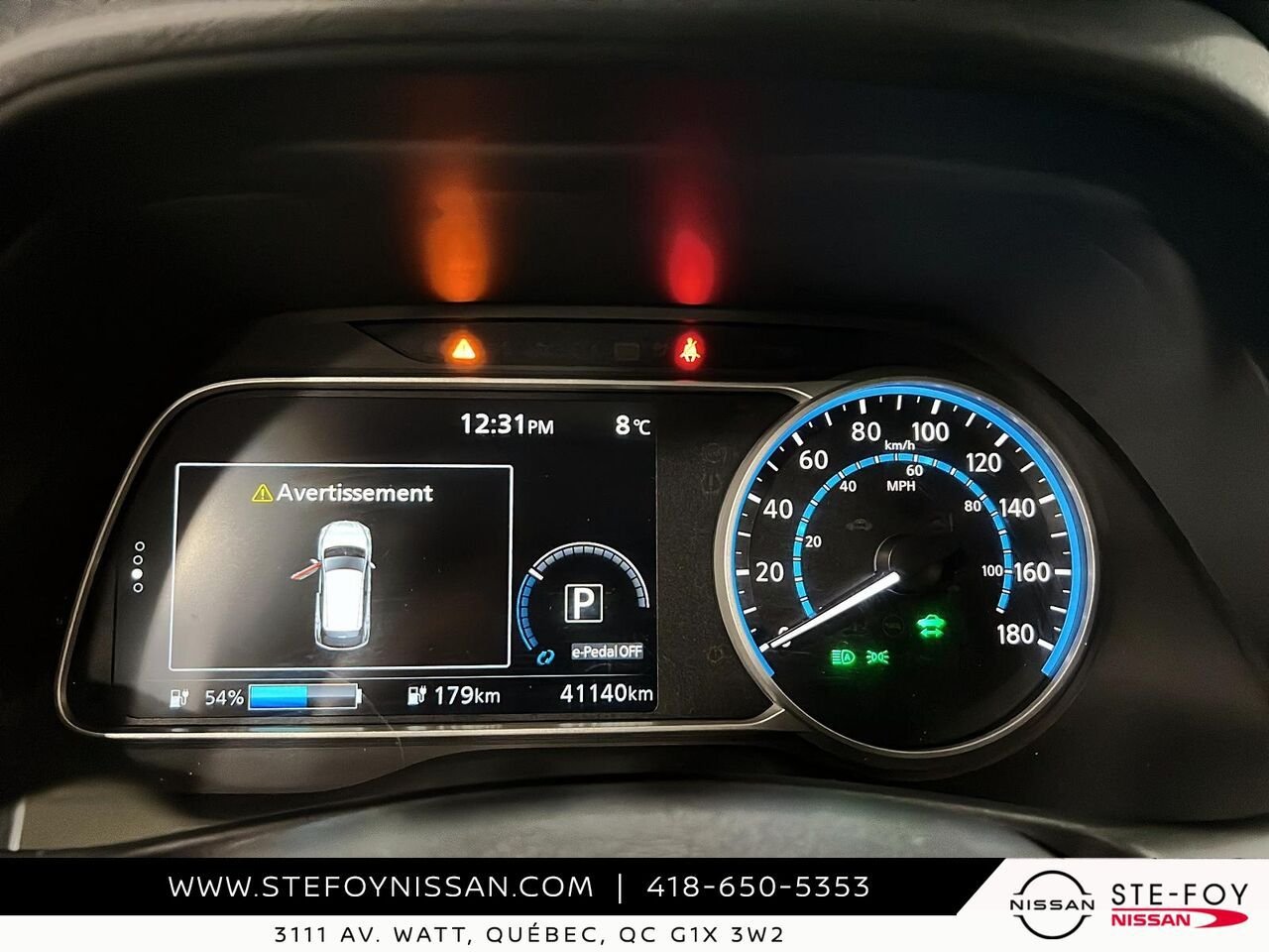 Nissan LEAF SV PLUS 2023 Blanc Ste-Foy - photo #12