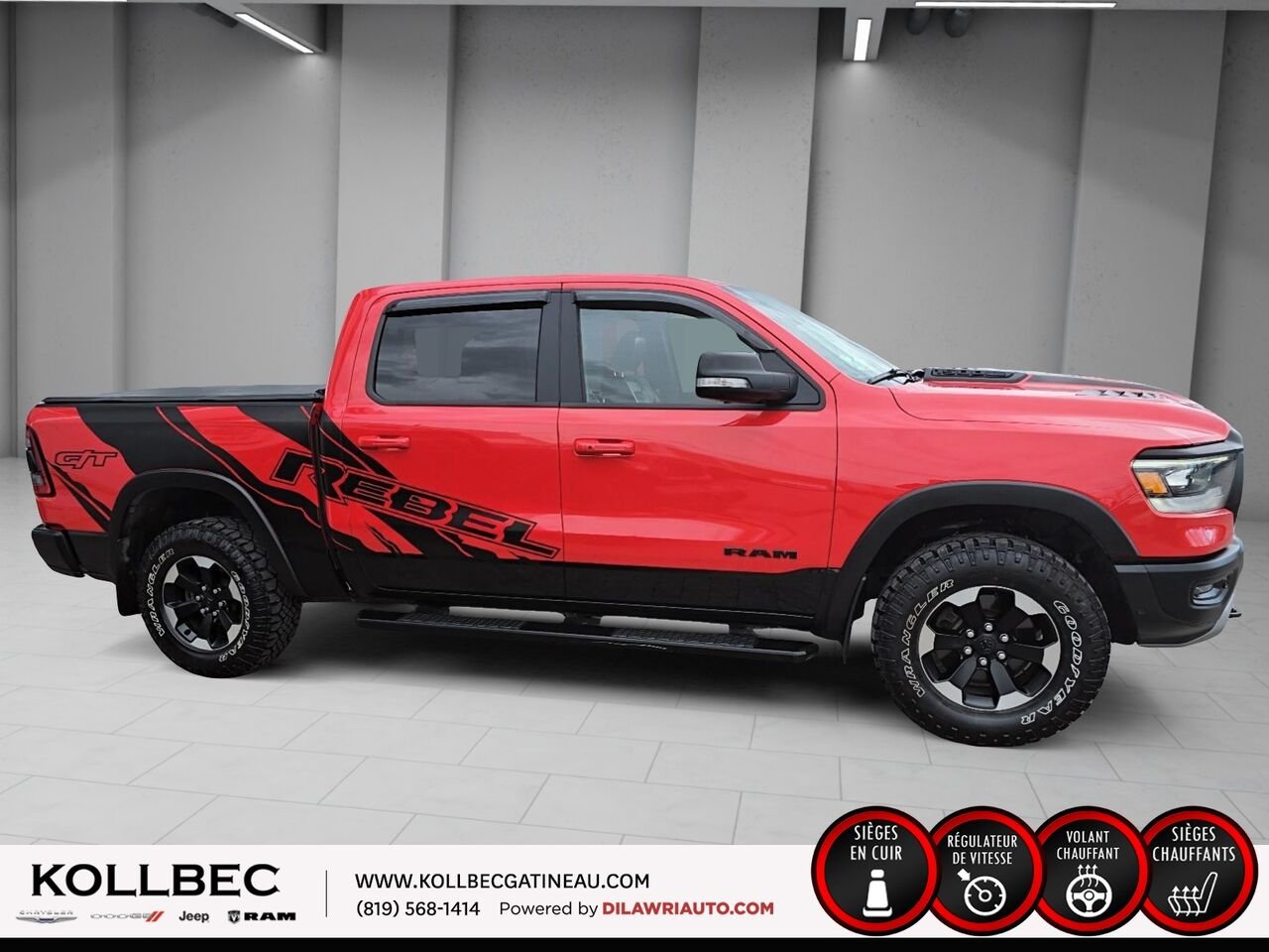 RAM 1500 Rebel GT Crewcab 4x4 2022 Rouge Ottawa & Gatineau - photo #13