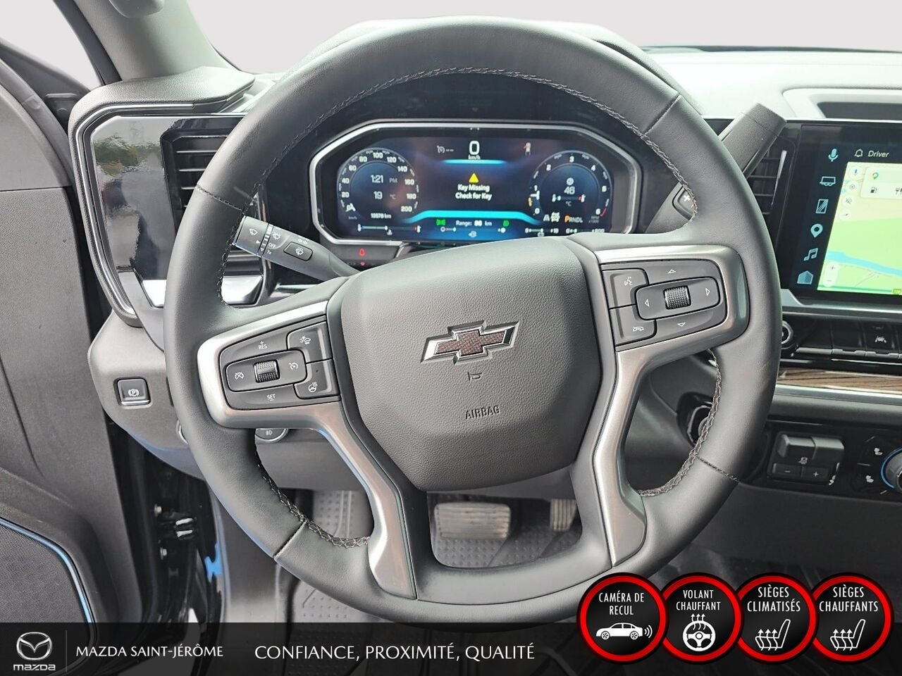 2026 Chevrolet Silverado 1500 RST | CABINE MULTIPLACE | COUVRE-CAISSE RIGIDE | MARCHEPIEDS Black Saint-Jérôme - photo #13