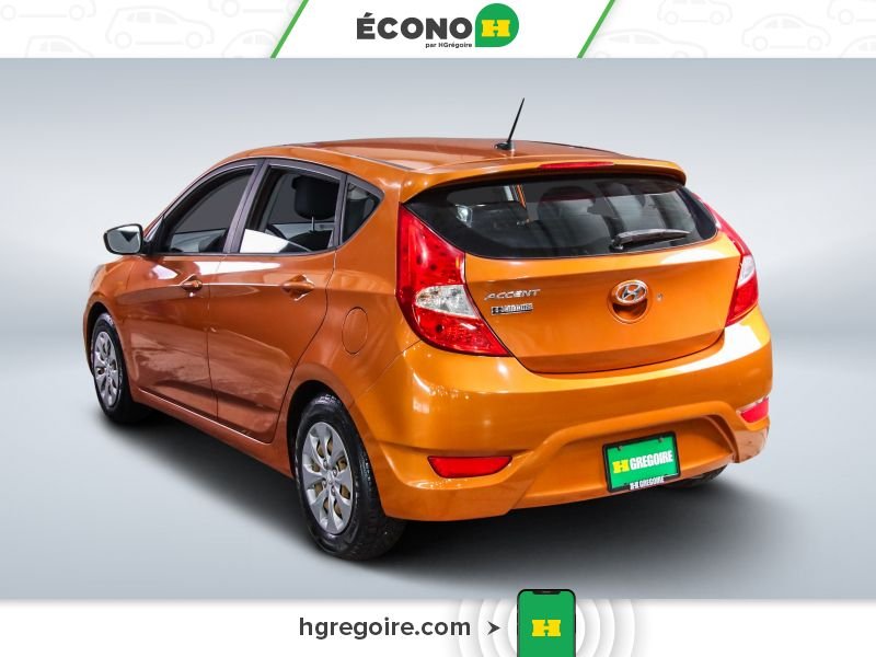 2016 Hyundai Accent Orange Laval - photo #4