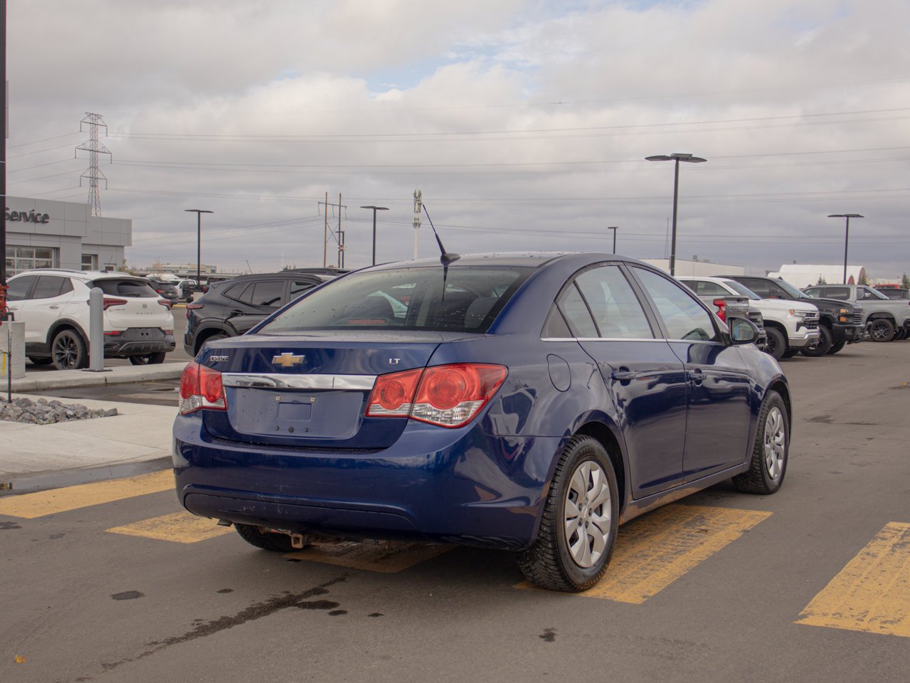 2012 Chevrolet Cruze 4dr Sdn LT Turbo w/1SA Blue Sherwood Park - photo #9