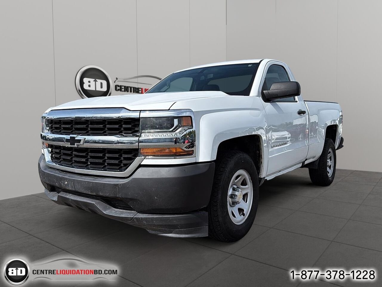 2017 Chevrolet Silverado 1500 WT CAB SIMPLE BOITE 6.5P | BD0401 White Granby - photo #0