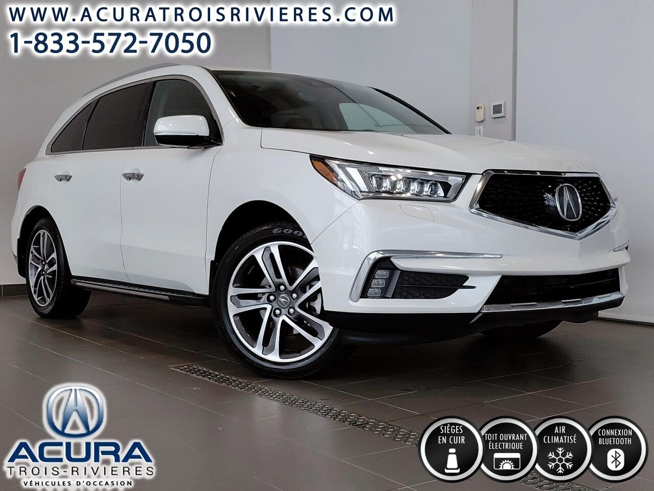 2018 Acura MDX NAVI White Trois-Rivières - photo #0
