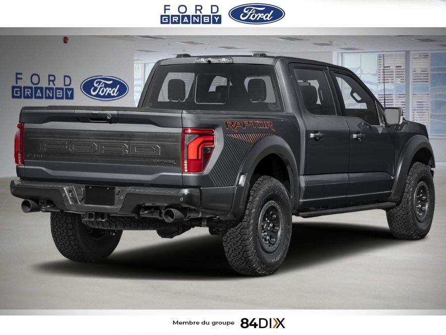 Ford F-150 Raptor SuperCrew 4RM caisse de 5,5 pi 2026 Noir