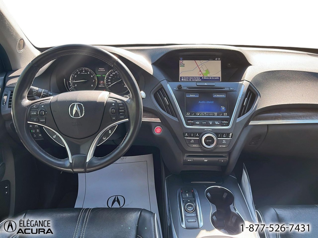 Acura MDX Elite Pkg | 26047A 2017 Gris Granby - photo #14