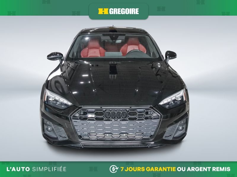 Audi S5 Progressiv AWD AUTO A/C MAGS CUIR TOIT NAV CAM REC 2022 Noir