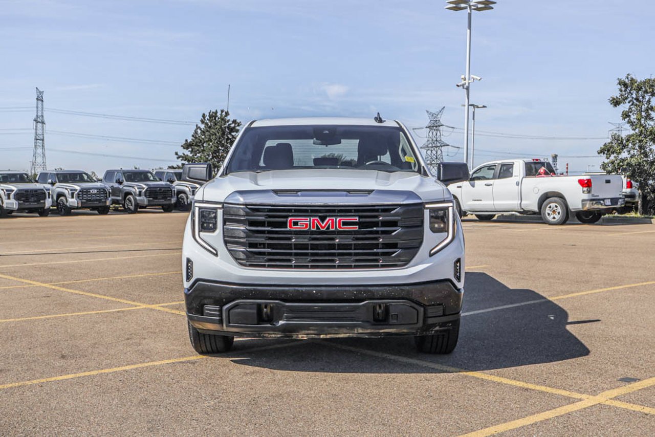 2024 GMC Sierra 1500 4WD Crew Cab 147 Pro White Sherwood Park - photo #2