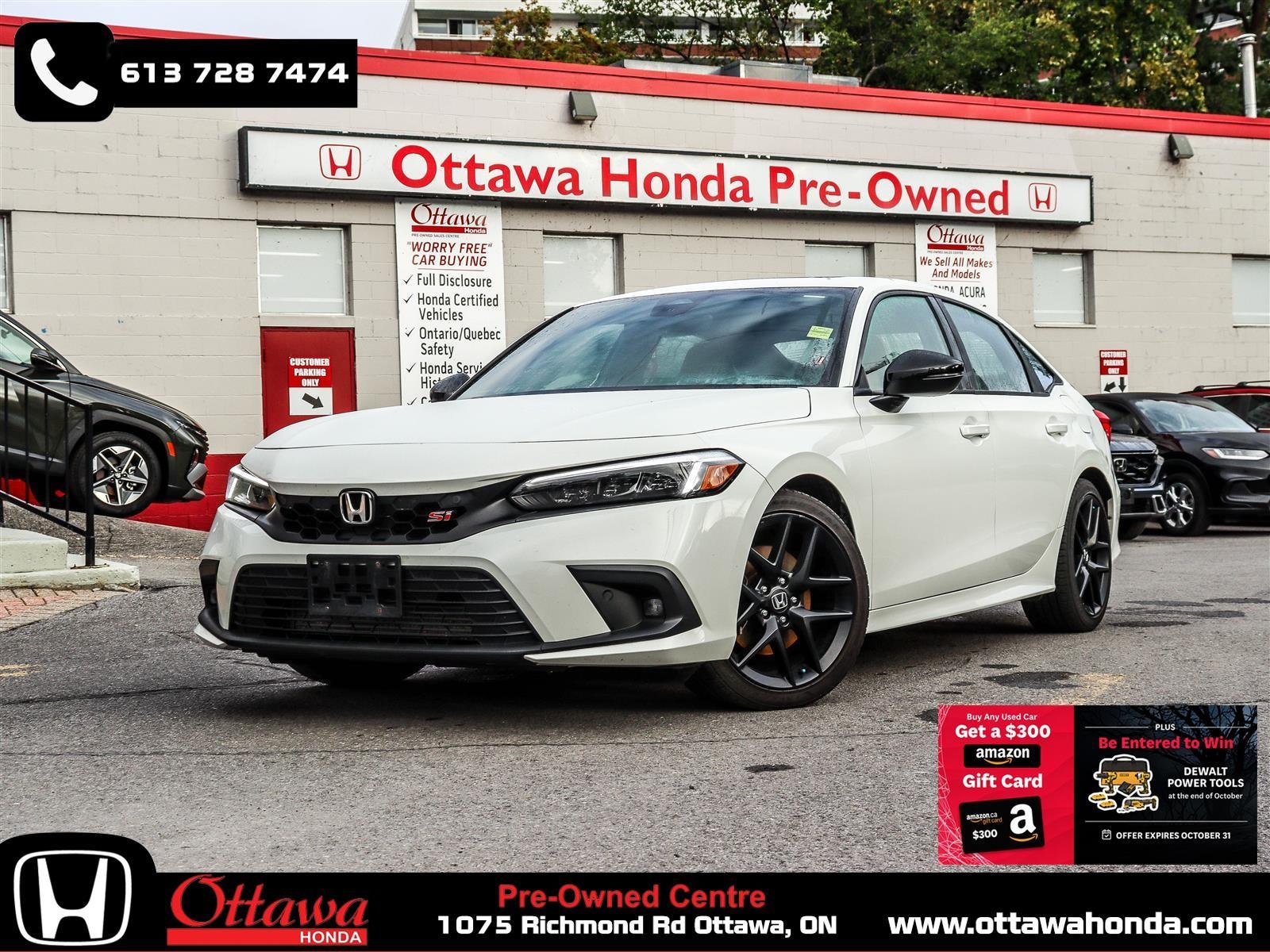 Honda Civic Si berline 2024 White Ottawa & Gatineau - photo #0