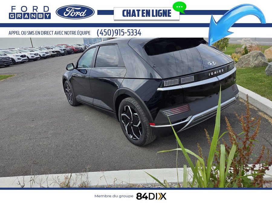 Hyundai IONIQ 5 Preferred grande autonomie TI HTRAC 2024 Noir