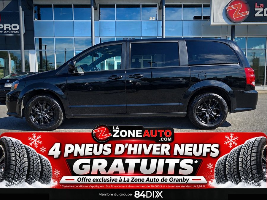 Dodge Grand Caravan GT Stow N Go Cuir + sièges et volant chauffant 2019 Noir