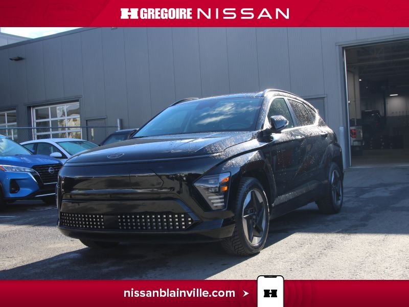 2024 Hyundai Kona Ultimate 100% electric 420 km autonomie Black