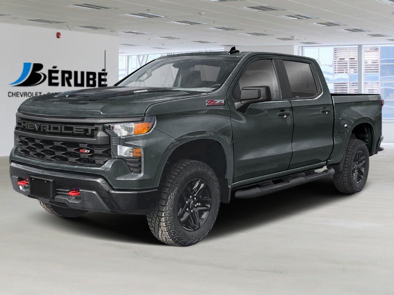 CHEVROLET Silverado 1500 K1500 SILVERADO CREW CAB CUSTOM TRAIL BOSS S/BOX (2CX) 2026 GRIS STERLING METALLISE Rivière-du-Loup - photo #0