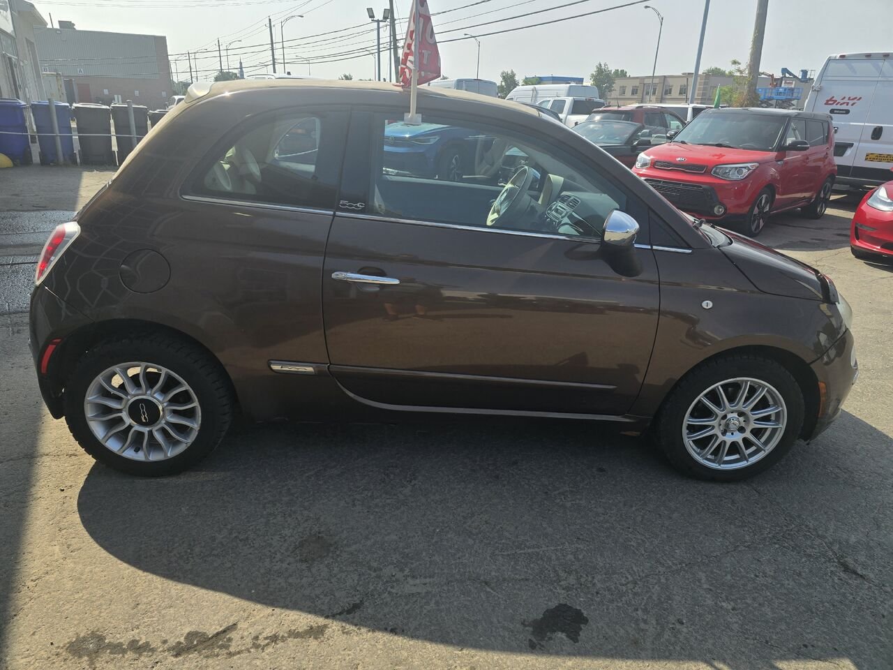 2012 FIAT 500 Brown  - photo #5