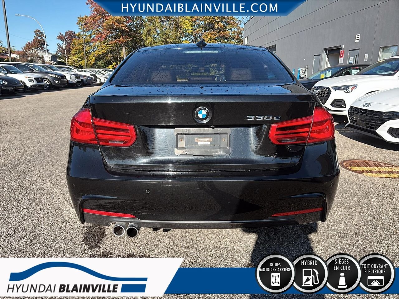 BMW Série 3 2018 Noir Blainville - photo #4