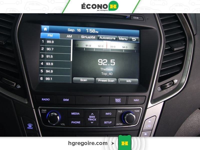 Hyundai Santa Fe 821072 | Limited AWD CUIR TOIT BLUETOOTH CAMÉRA MAGS 2017 Noir Laval - photo #8