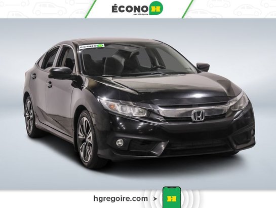 2018 Honda Civic EX-T TOIT GR ÉLEC A/C BLUETOOTH CAMÉRA MAGS Black