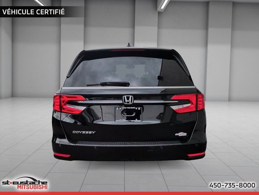 Honda Odyssey EX-L RES BA-CUIR-TOIT OUVRANT-LECTEUR DVD-8 PASSAGERS 2022 Noir