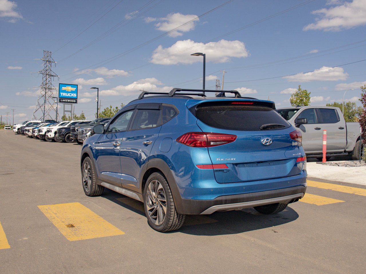 2020 Hyundai Tucson Preferred AWD w/Trend Package Blue Sherwood Park - photo #7