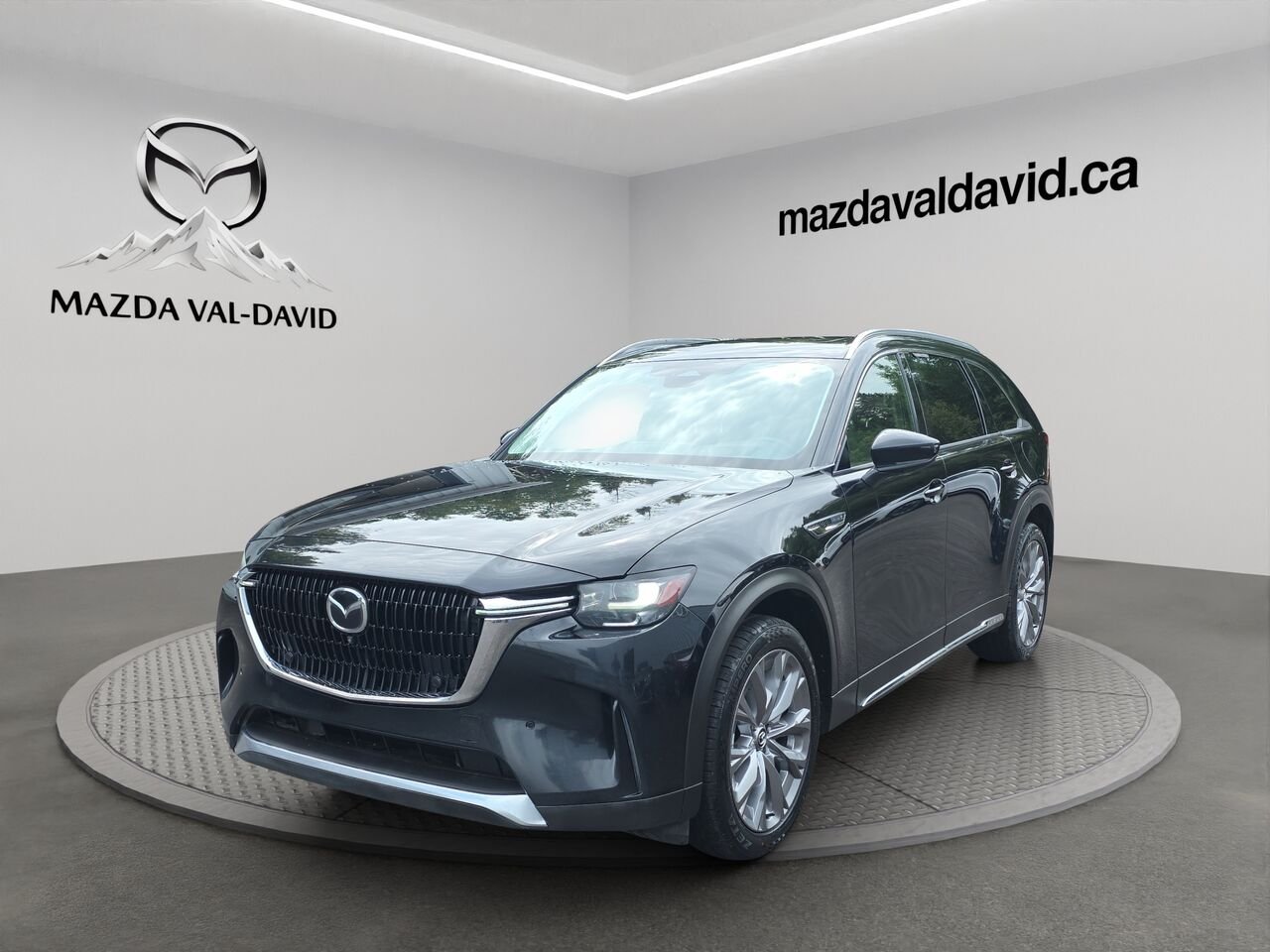 Mazda CX-90 hybride léger GT TI, 7PASSAGERS, SIEGE CHAUFFANTS AVANT ET ARRIÈRE, TOIT PANORAMIQUE 2025 Noir Val-David - photo #0