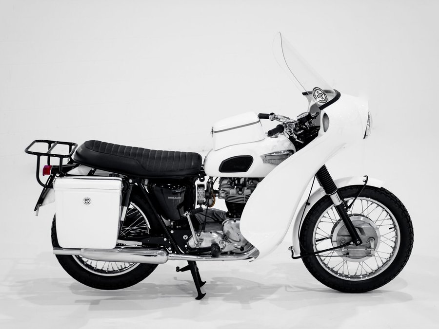 Triumph Trophy TR6P Saint 1968 1968 Blanc