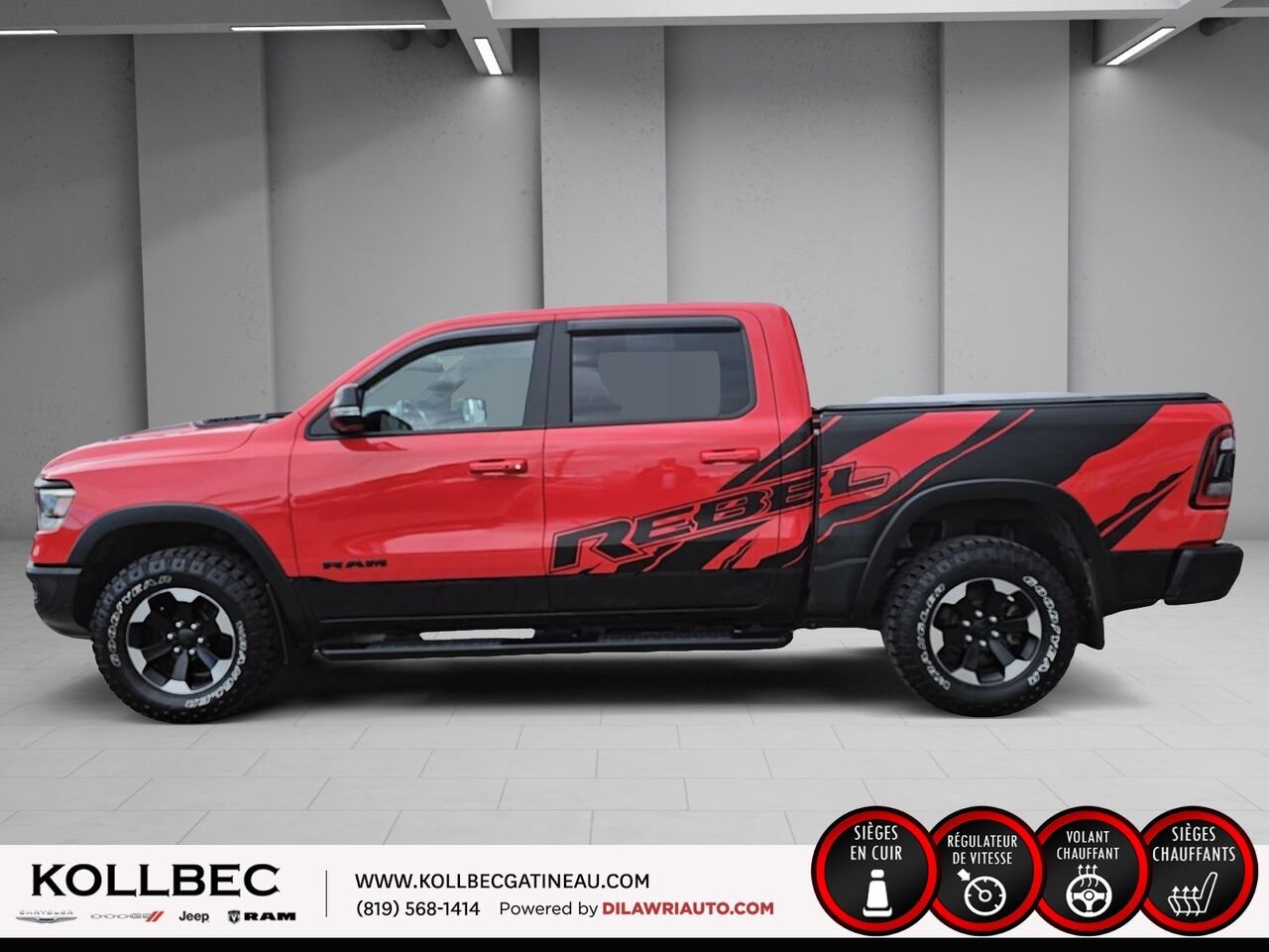 RAM 1500 Rebel GT Crewcab 4x4 2022 Rouge Ottawa & Gatineau - photo #19