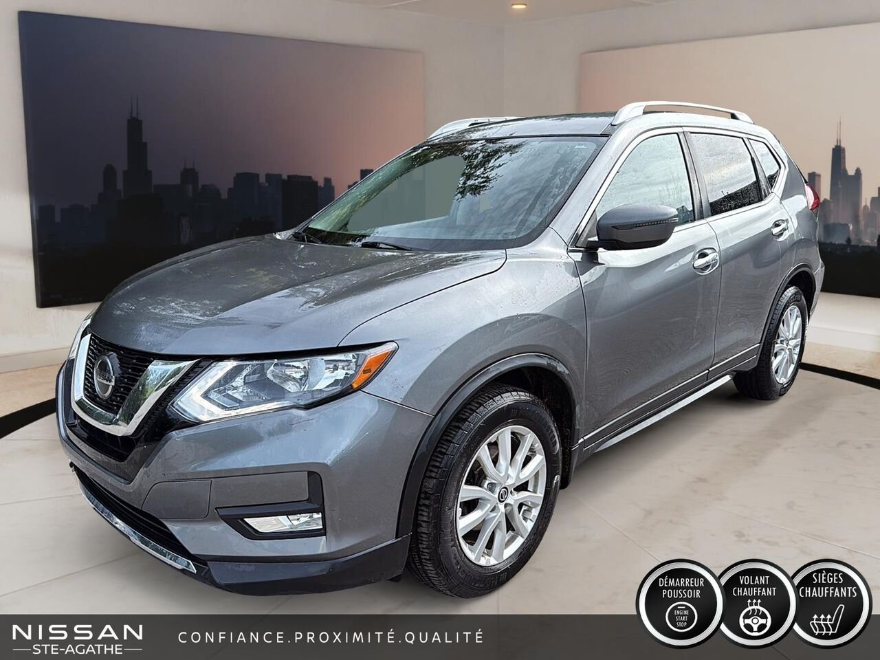 2019 Nissan Rogue Grey Ste-Agathe des Monts - photo #0