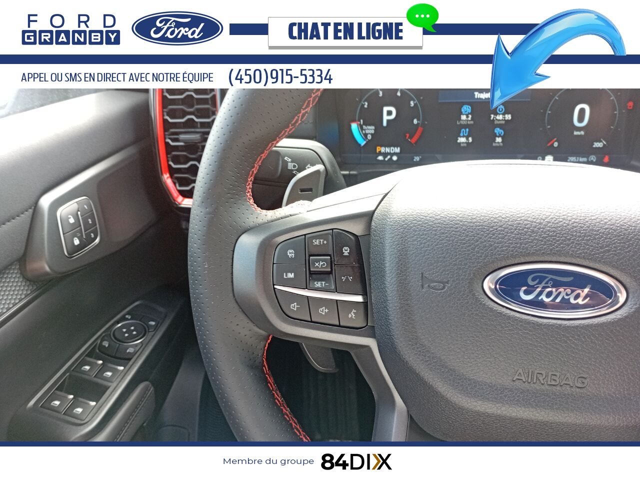 Ford RANGER 2024 Noir Granby - photo #16