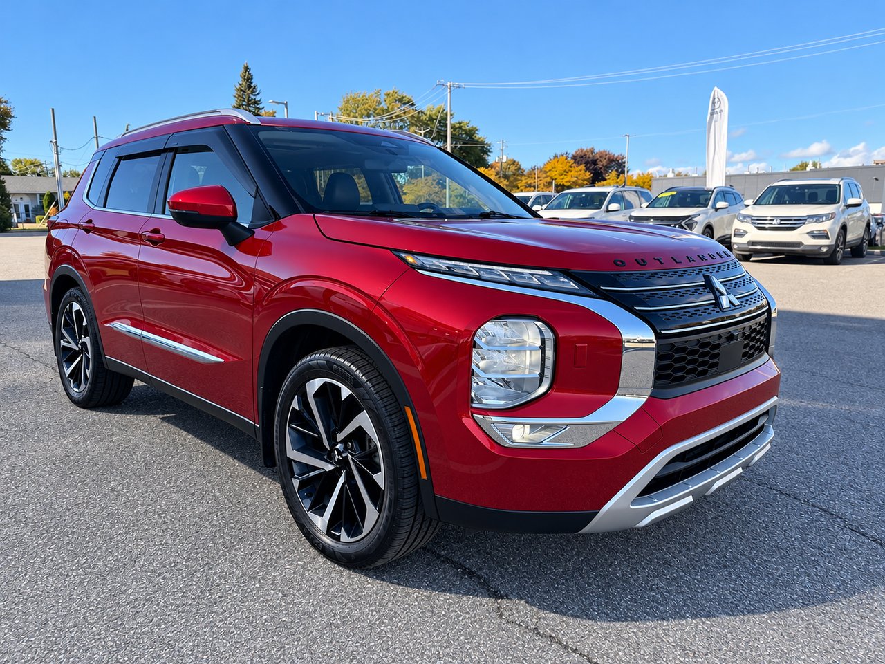 2023 Mitsubishi Outlander SE S-AWC Red Châteauguay - photo #3