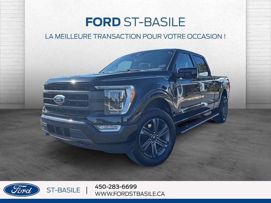 Ford F-150 LARIAT cabine SuperCrew 4RM caisse de 6,5 pi 2023 Noir