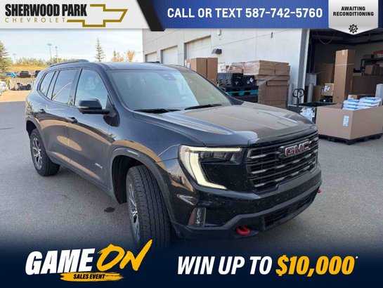 2025 GMC Acadia AT4 2.5L | Heated Seats Black