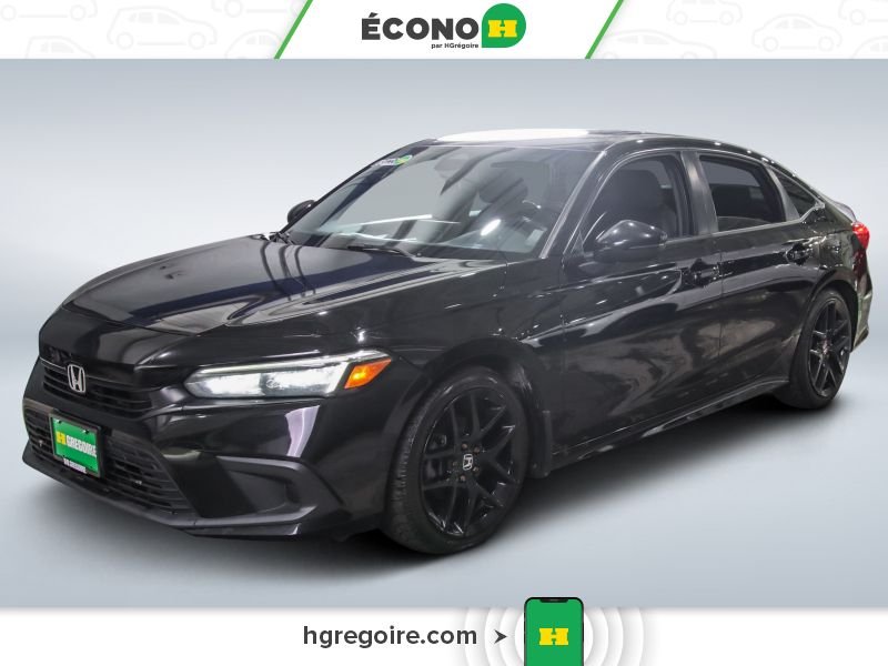 Honda Civic Sport TOIT GR ÉLEC A/C BLUETOOTH CAMÉRA MAGS 2023 Noir