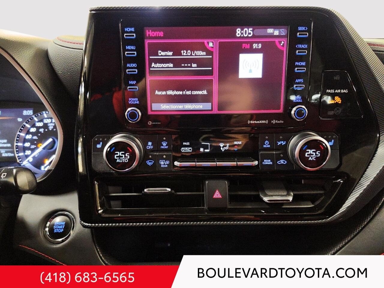2022 Toyota Highlander 531860-78 | XSE, AWD Black Québec - photo #13