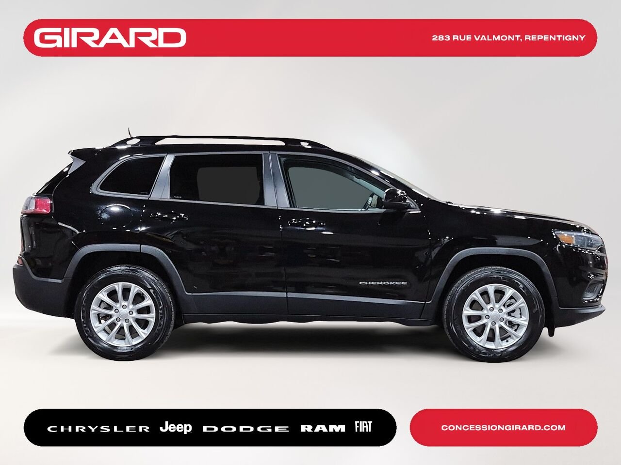 2022 JEEP CHEROKEE Black Repentigny - photo #3