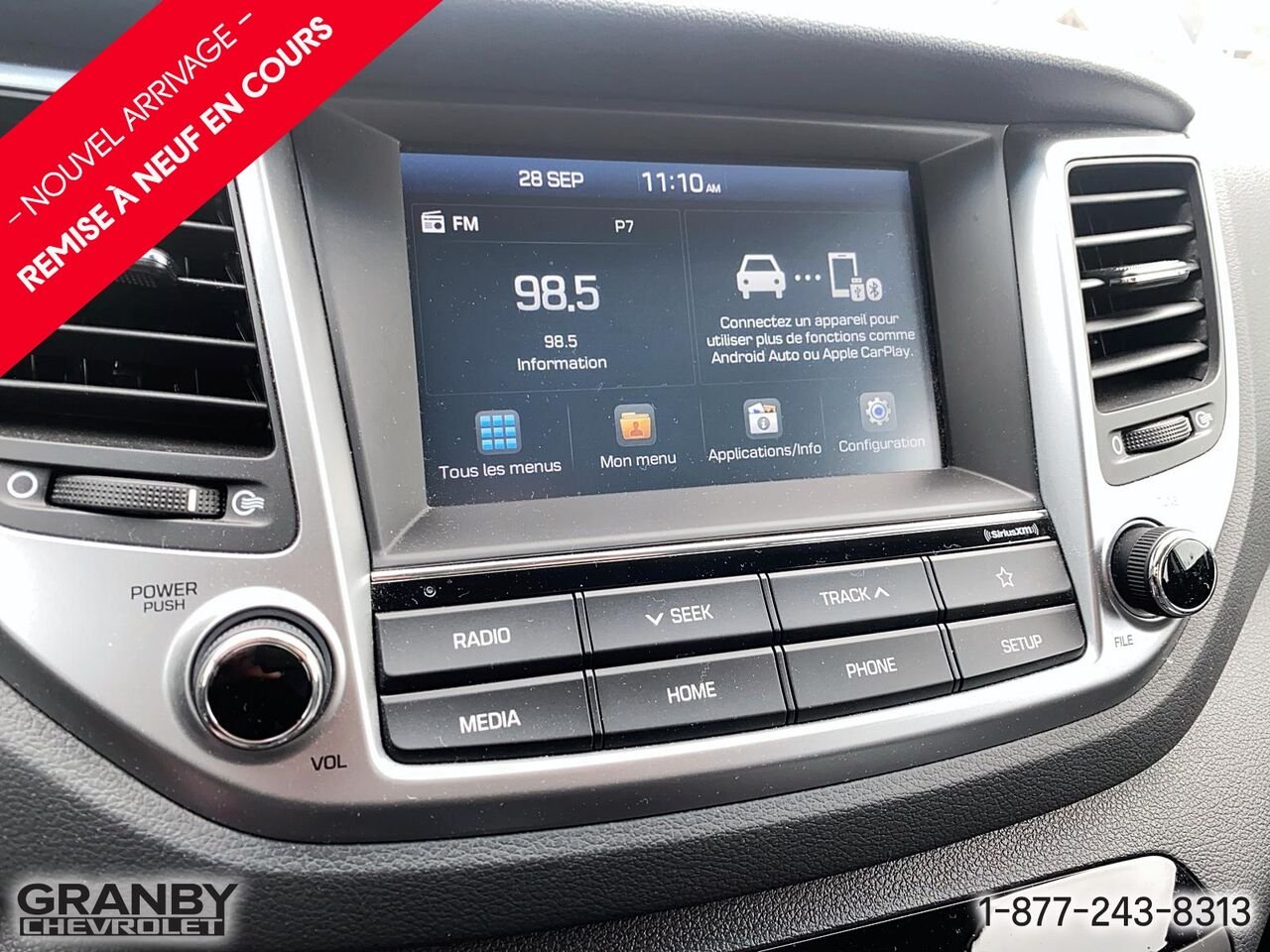 Hyundai Tucson 2.0L Premium TA | 26-1105A 2018 Argent Granby - photo #12
