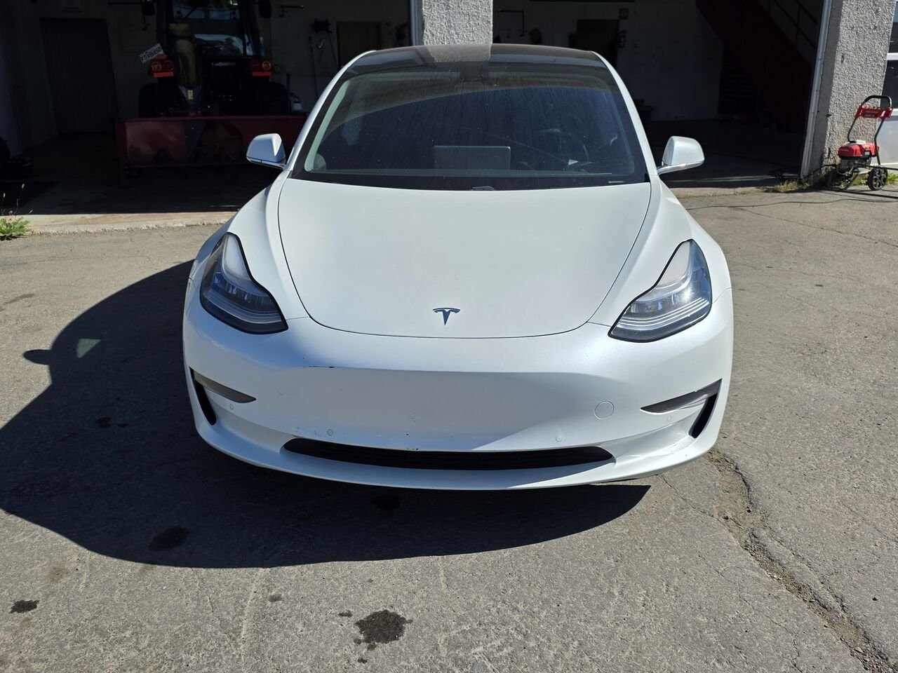 2020 Tesla Model 3 White  - photo #6