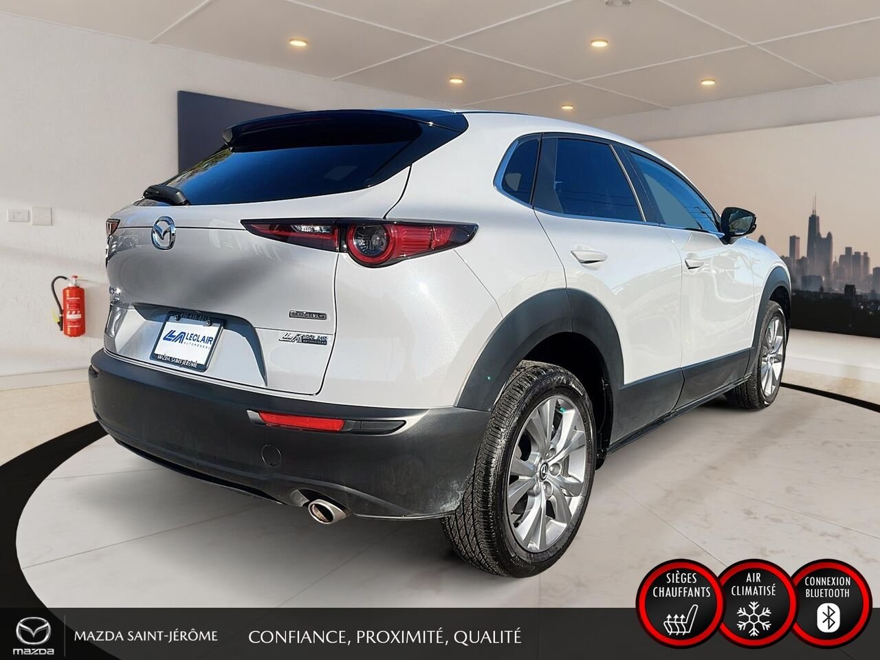Mazda CX-30 GS LUXE | 1 PROPRIÉTAIRE | JAMAIS ACCIDENTÉ | TOIT OUVRANT | CUIR | AWD 2025 Gris Saint-Jérôme - photo #5