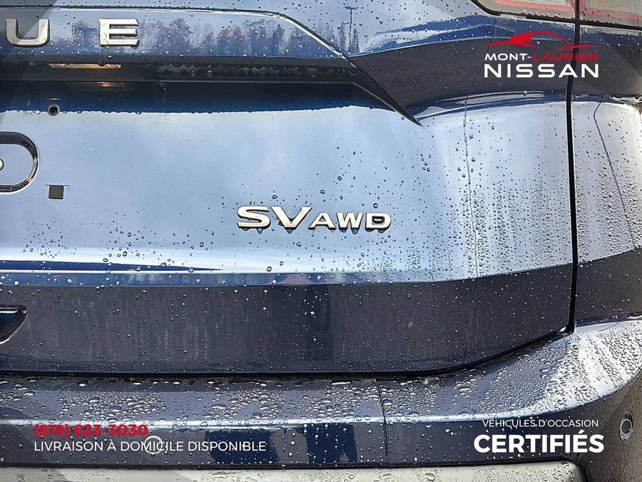 Nissan Rogue SV Toit Ouvrant SV 4wd avec ensemble toit ouvrant 2024 Bleu