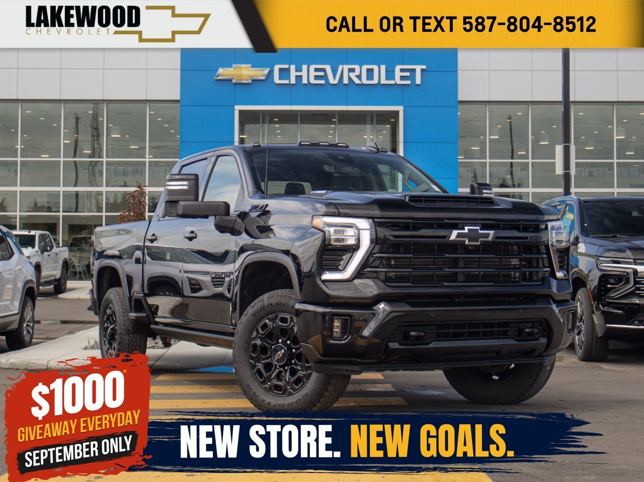 2024 Chevrolet Silverado 2500HD 4WD Crew Cab 159 LTZ Black Sherwood Park - photo #0