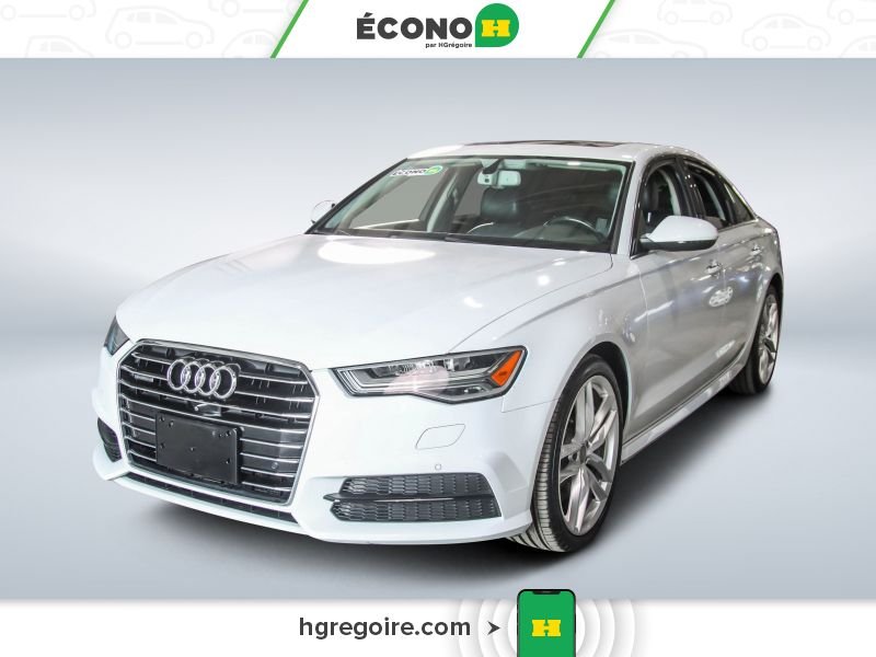 Audi A6 820138 | TECHNIK AWD V6 3.0 CUIR TOIT MAGS 2018 Blanc Laval - photo #2