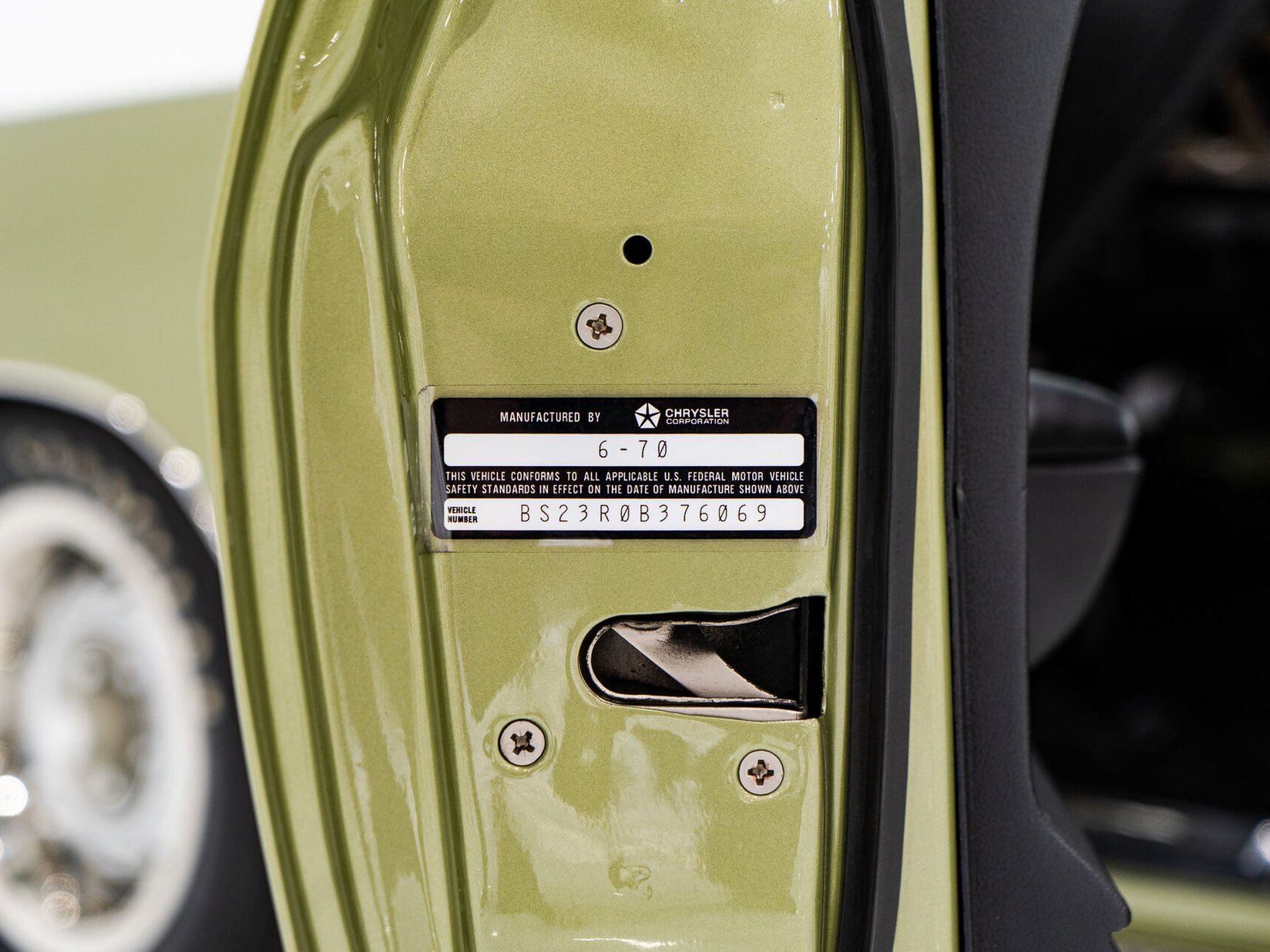 Plymouth HEMI Cuda 1970 Vert Saint-Eustache - photo #64
