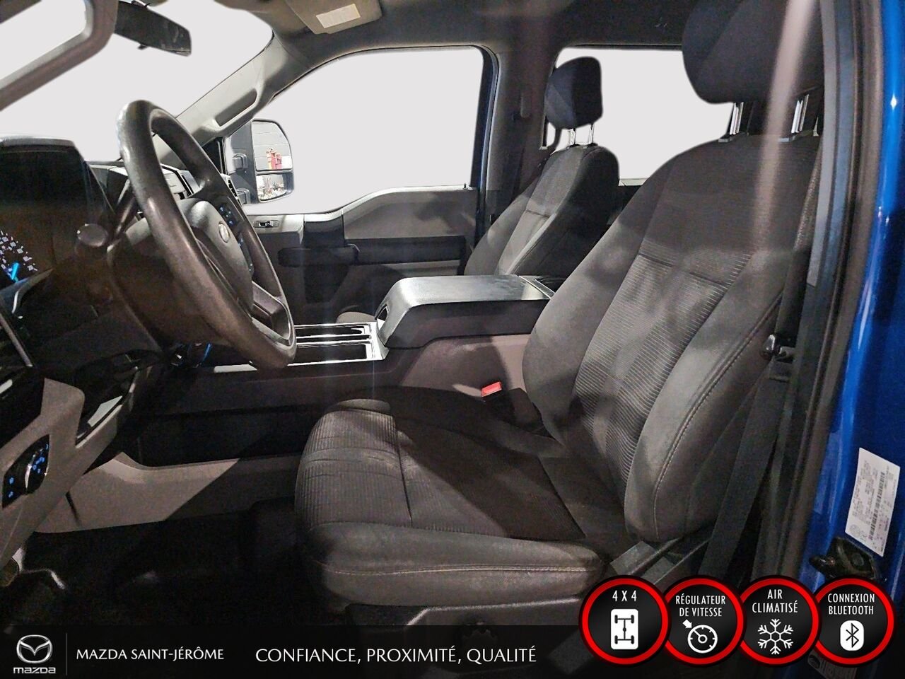 2019 Ford F-150 XL SPORT | JAMAIS ACCIDENTÉ | 2.7L ECOBOOST | 4X4 | SUPERCREW | ENSEMBLE REMORQUAGE Blue Saint-Jérôme - photo #17