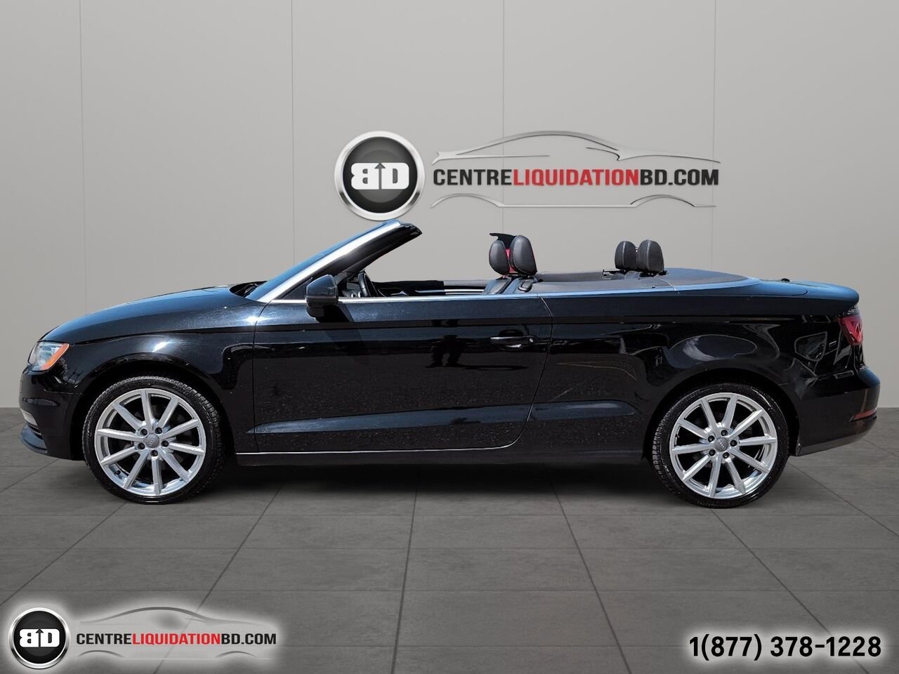 2015 Audi A3 2.0T Progressiv TSI QUATTRO CONVERTIBLE | BD0240 Black Granby - photo #8