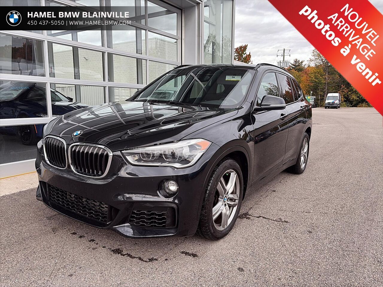 Black 2018 BMW X1 SUV / Crossover All-Wheel Drive Automatic